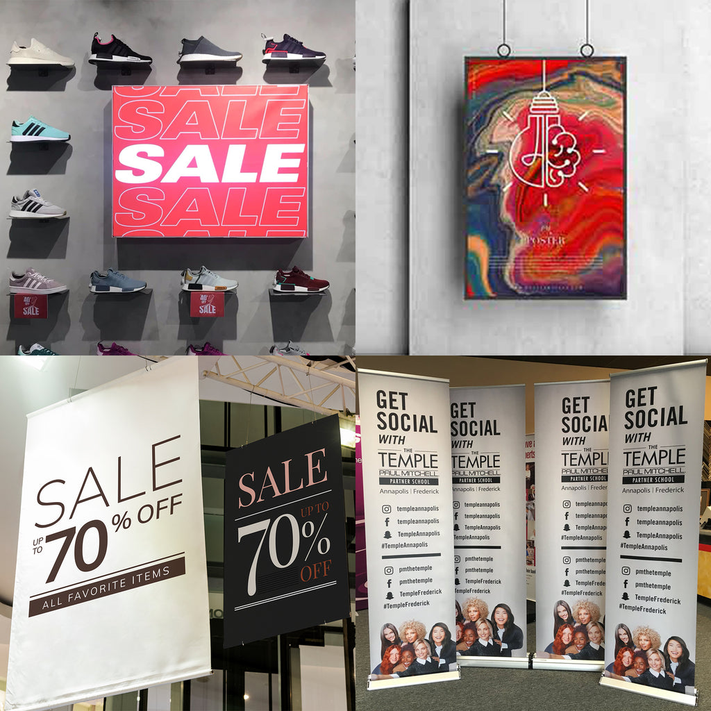 Role of Large Format Printing in Retail Display - PRINTFINISH