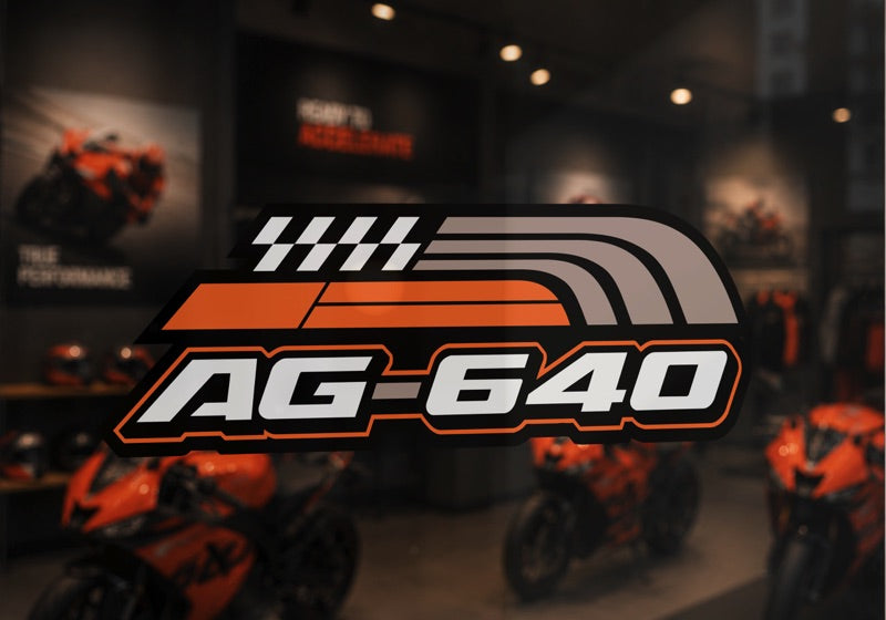 Contour-cut decals printed and cut on the AG-640
