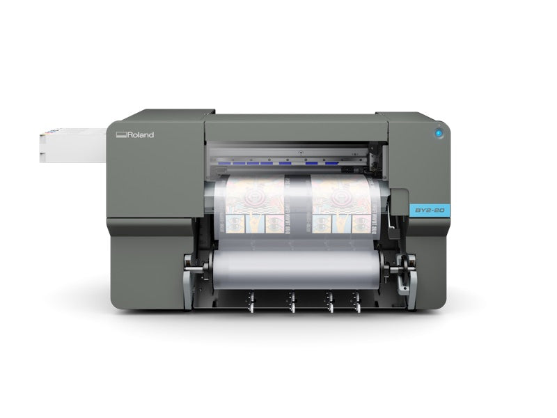 Roland VersaSTUDIO BY2-20 20-inch desktop direct-to-film printer, front view