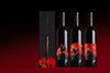 Red Orange Inks on Wine Label