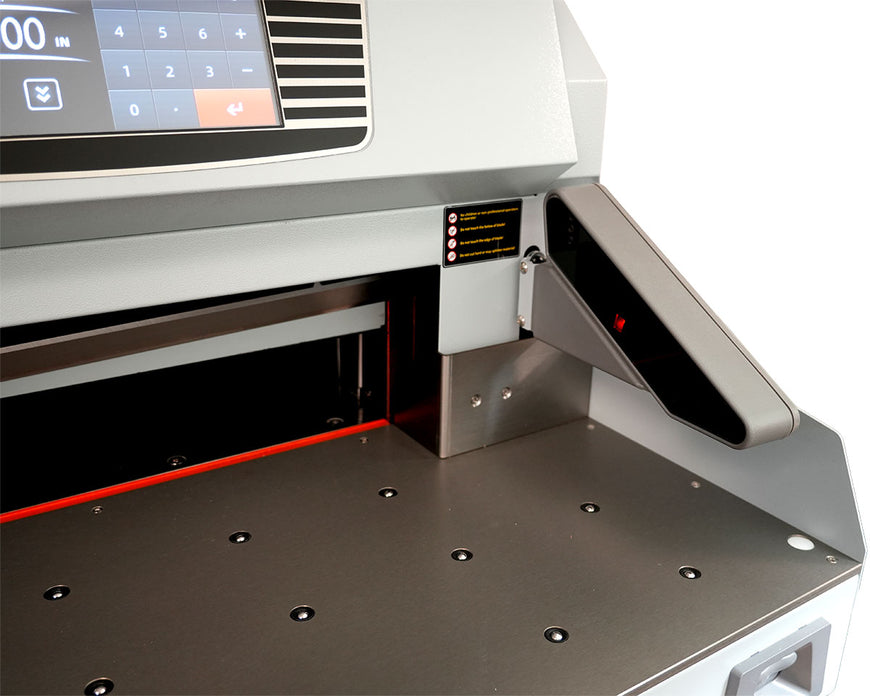 Boway Model 5610H Programmable Hydraulic Cutter, 22" Wide.