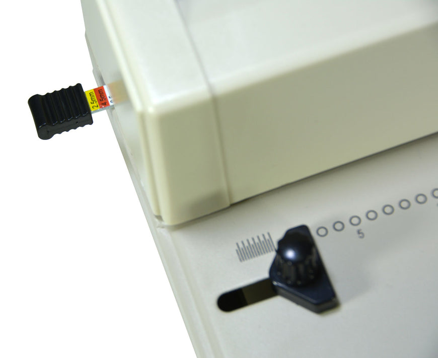 S12 Spiral Coil Binding Machine - Free box of plastic coils 6mm
