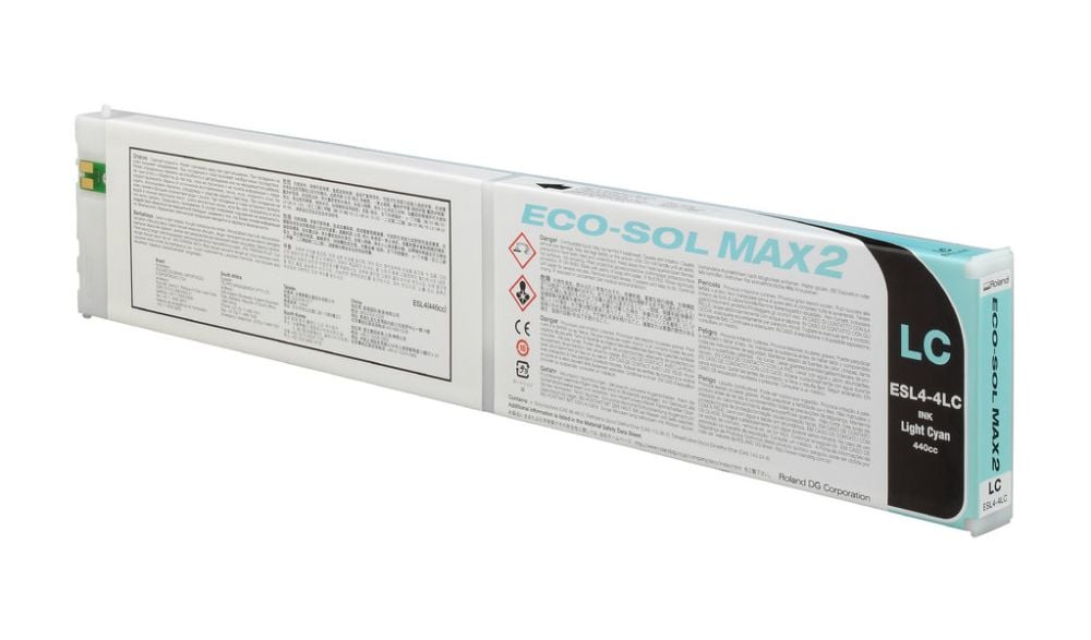 Roland Eco-Sol MAX 2 ESL4 ink, light cyan, 440 ml cartridge