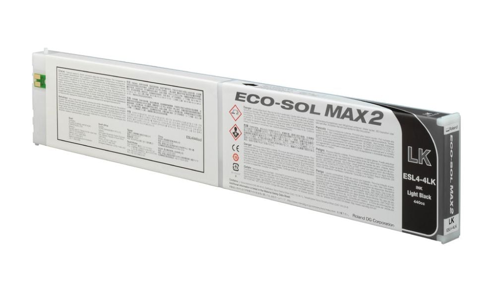 Roland Eco-Sol MAX 2 ESL4 ink, light black, 440 ml cartridge