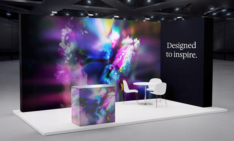 Exhibition and event panels printed on the EU2-1000MF