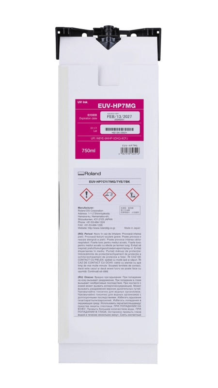 Roland EUV-H ink, magenta 750 ml pouch