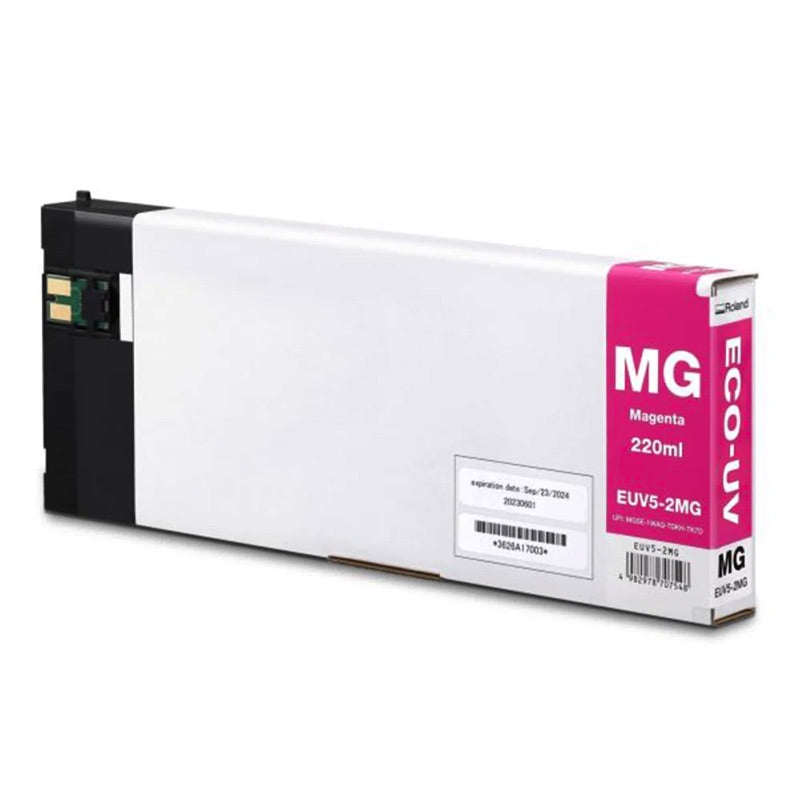 Roland ECO-UV5 ink, magenta, 220 ml cartridge