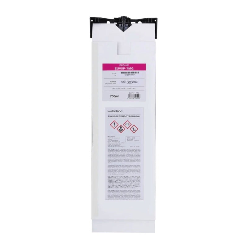 Roland ECO-UV5 ink, magenta, 750 ml pouch