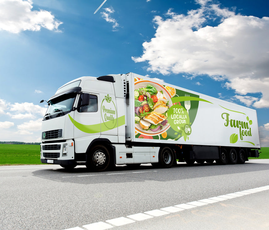 Large Print on Trucks Using CAMM-1 GR2 series