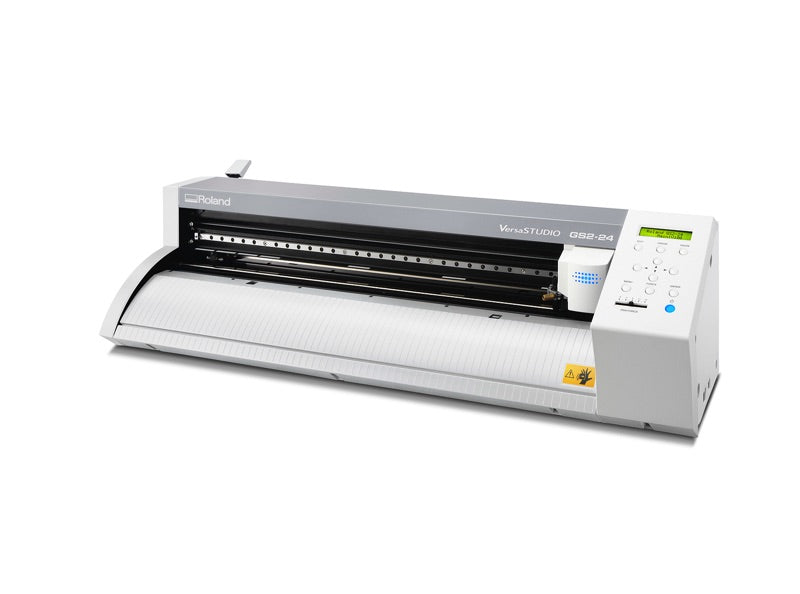 Roland GS2-24 vinyl cutter, left view