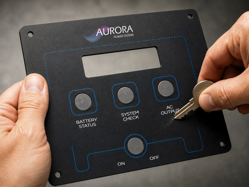 Scratch-resistant printed control panel produced on the IO-300