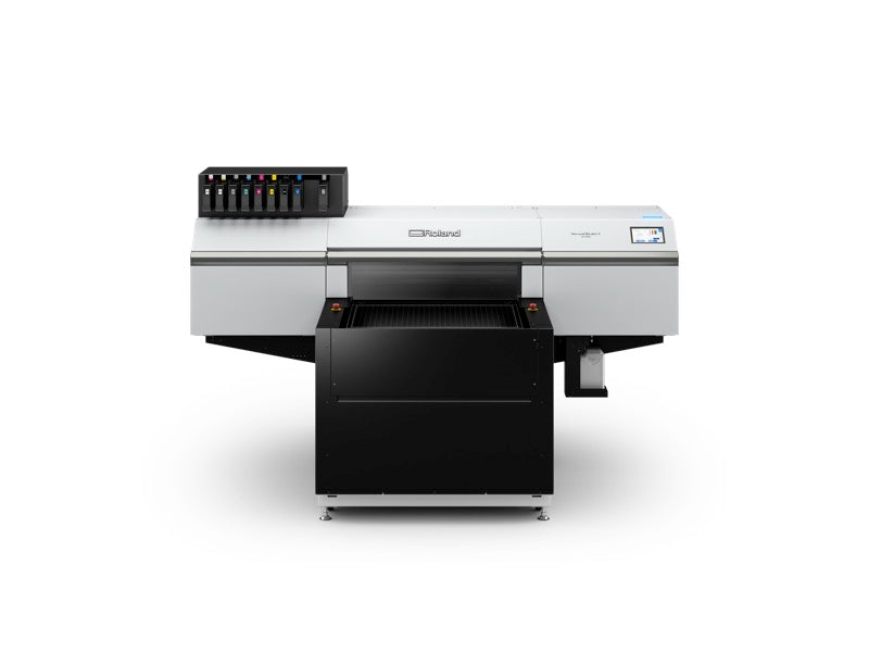 IO-300 B2 format UV flatbed printer, front view