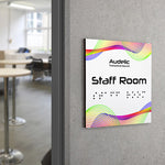 Roland Model LG Printer Output – Staff Room Signage