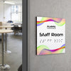 Roland Model LG Printer Output – Staff Room Signage