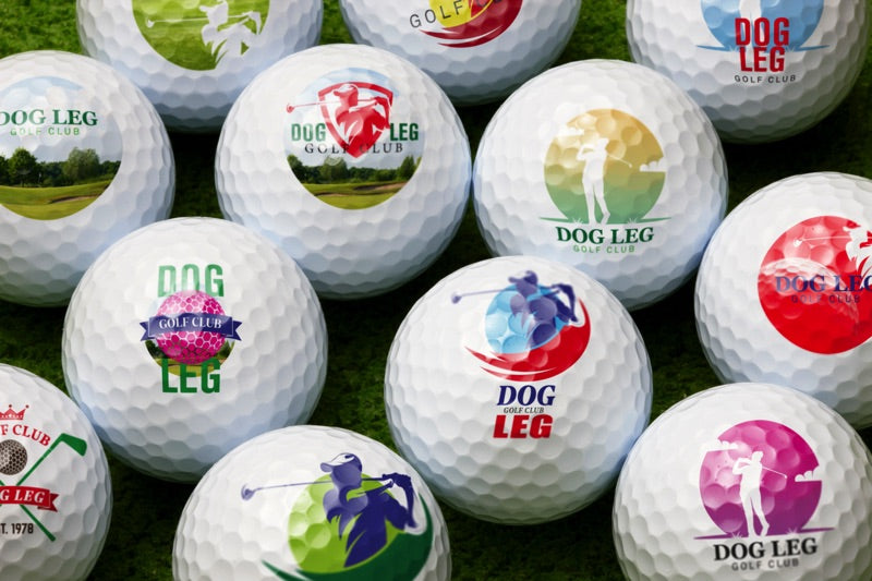 Golf balls printed on the MO Series