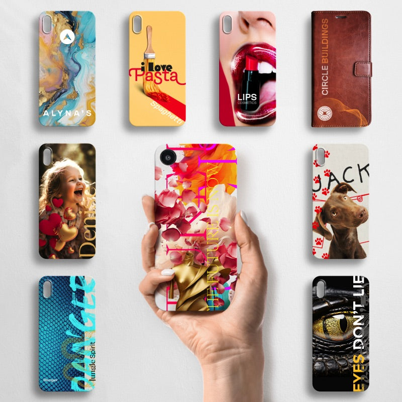 Phone cases printed with the MO Series UV flatbed