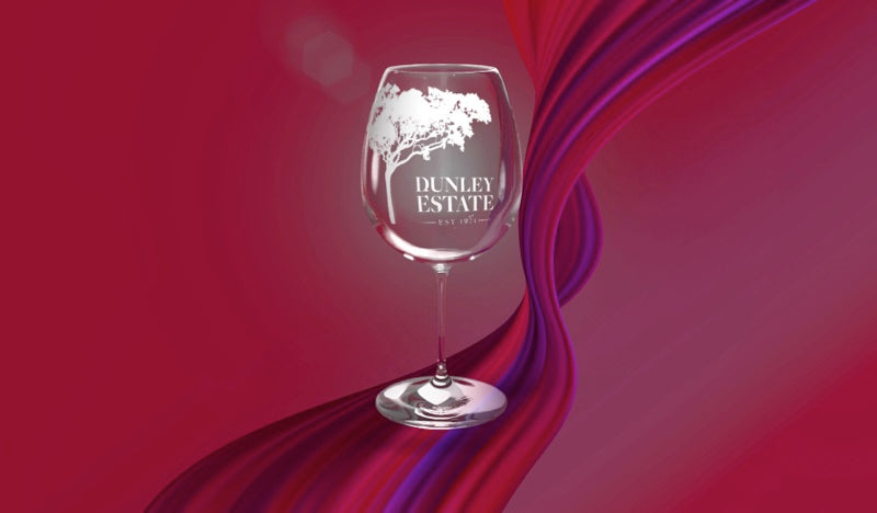 Wine glass printed with the RC-300c