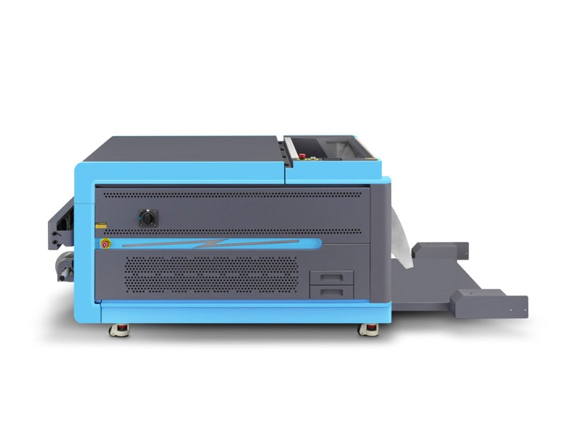 Roland RDTFS800 DTF shaker and dryer, side view