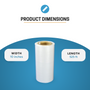 Polyolefin Centerfold Shrink Wrap Film - 75 Gauge 525'