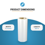 Polyolefin Centerfold Shrink Wrap Film - 75 Gauge 525'