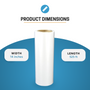 Polyolefin Centerfold Shrink Wrap Film - 75 Gauge 525'