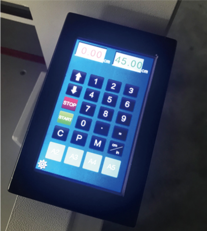 Sysform 480EP Electric Programmable Paper Cutter Touch Pad
