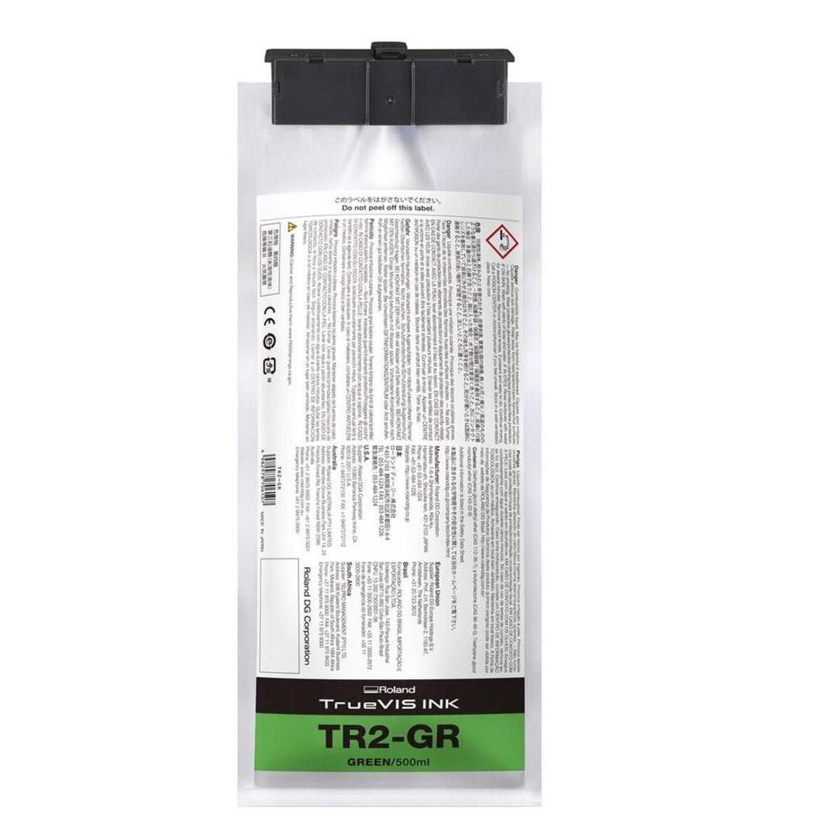 Roland TrueVIS TR2 ink, green, 500 ml pouch