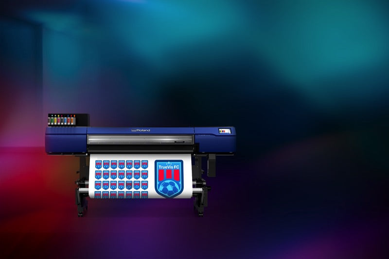 Contour-cut stickers produced on the Roland VG4
