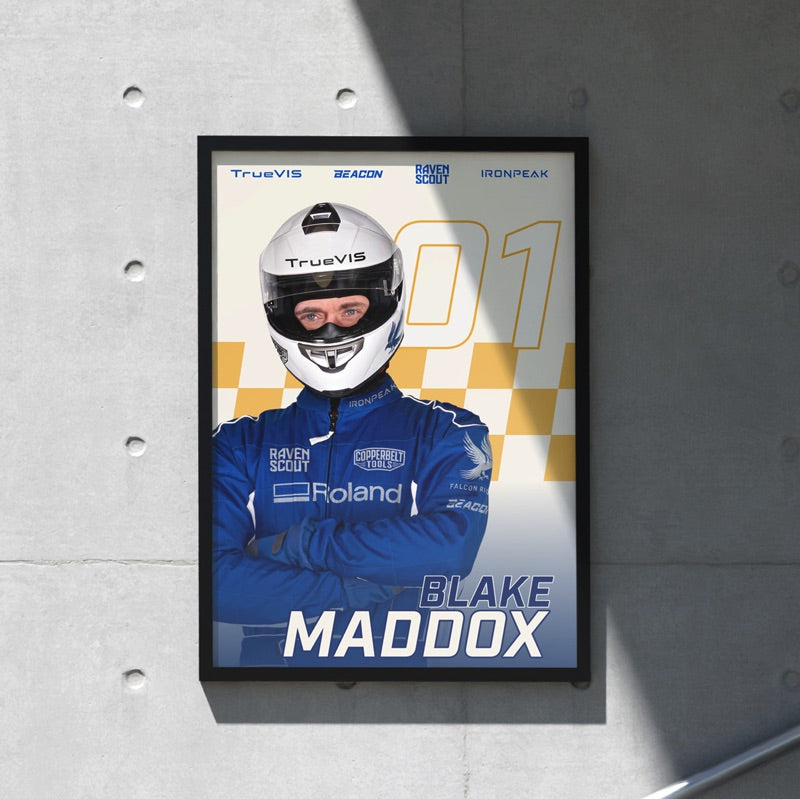 Large-format poster printed on the XG-640