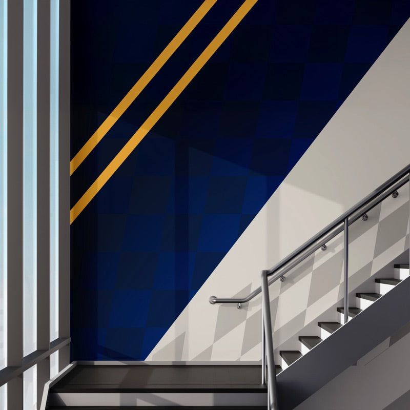 Interior wall graphic produced on the XG-640