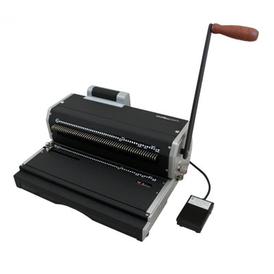 Akiles CoilMac-ER+ Coil Binding Machine with Electric Coil Inserted