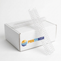 Clear plastic binding coils, 4:1 pitch, 12-inch — box of 100 | PrintFinish