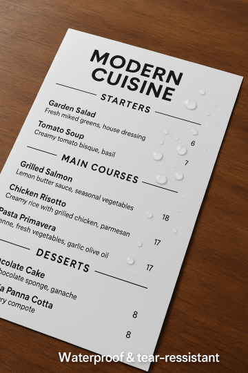 Synthetic Weatherproof Laser Printer Paper (Synthetic Laser Matte Opaque)