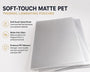 Soft-Touch matte PET thermal laminating pouches
