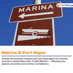 MARINE-AND-PORT-Signs-trafficworks-traffic-sign-printer-solution-from-roland-dga-by-printfinishcom