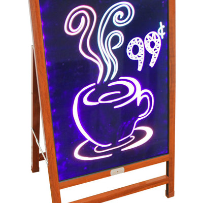 A-Frame Outdoor LED Light Box - Waterproof