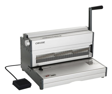 SUPU CW430E Manual Double Wire Binding and Electric Punch Machine