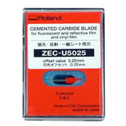 Roland Vinyl Offset Blade 45°/.25 5-Pack Standard Materials Japan