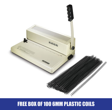 Coil Binding and Comb Cerlox Binding Machine