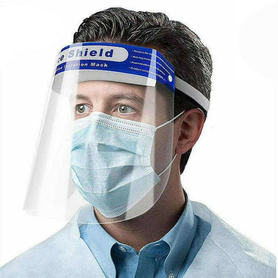 Safety Full Face Shield - 10 pcs