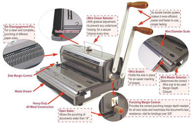 WireMac-31 Akiles Wire Binding Machine